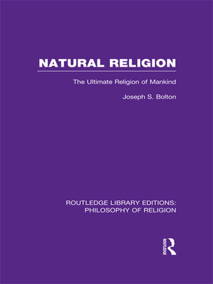 cover image of Natural Religion